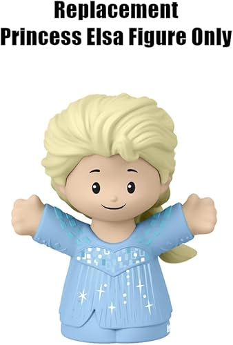 Miniatura 5 de Pieza de repuesto para Fisher-Price Little-People Carry Along Castle Case Playset – HMX76 ~ Figura de repuesto de princesa Elsa ~ Inspirado en la