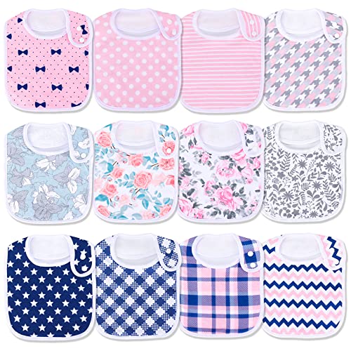 Image of Benoxine Baby Bibs Soft and Absorbent Organic Cotton Bandana Drool Bibs Set for Boys Girls Newborn 0-36 Months