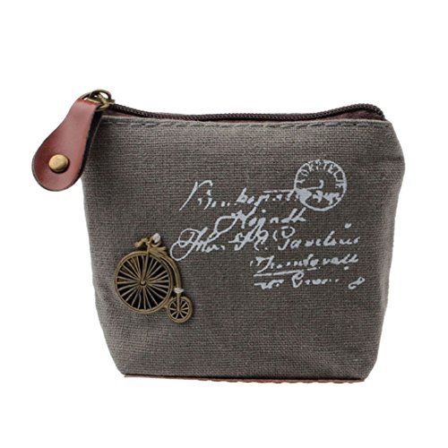 Tongshi - Pinza para billetes Niñas Mujer gris gris