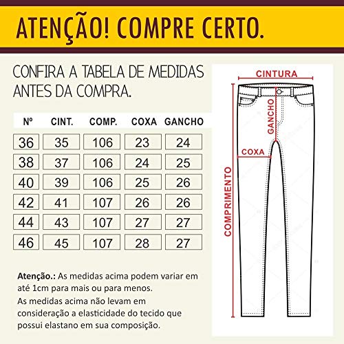 Calças Jeans Slim Com Lycra Azul Escuro Originais - Zaretã (46)