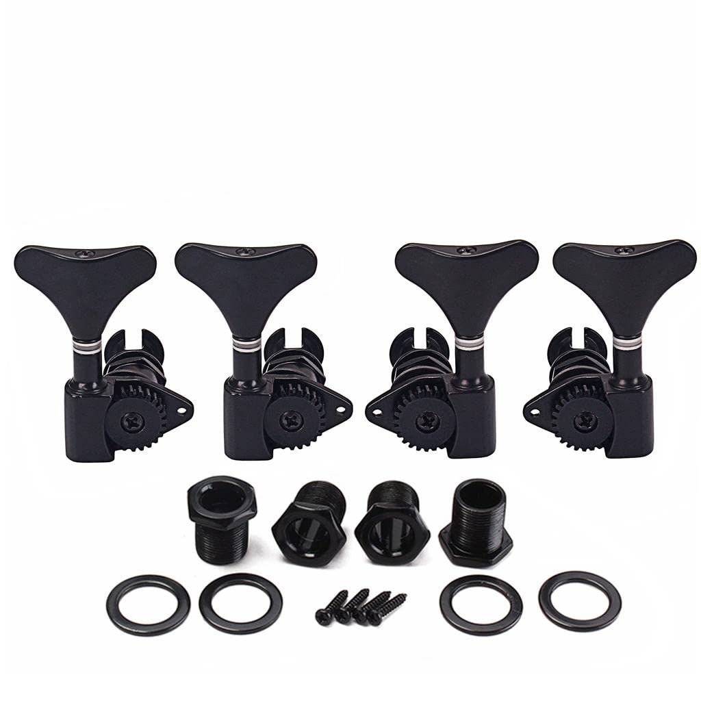 Nero 2R2L Ukulele Tuning Pioli Meccaniche per Ukulele Chitarra Ricambio
