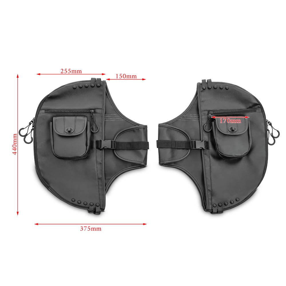 Bas de carénage Compatible avec Harley Touring 80-22 Protège Jambes Craftride AL2