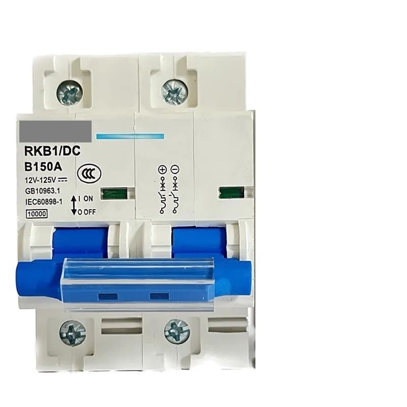 Interruttore Magnetotermico Interruttore automatico MCB DC 1P/2P 12V 24V 36V 48V 60V 72V 96V 120V 100A 125A 150A 200A 250A(2P,200A)