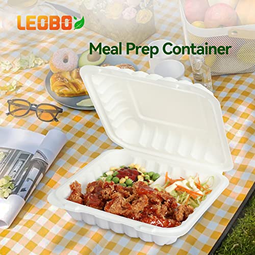 Leobox To Go Containers, 65 Pack Bpa Free Platstic Meal Prep Container With Lids 30 Oz Reusable Take Out Food Containers #TOP5