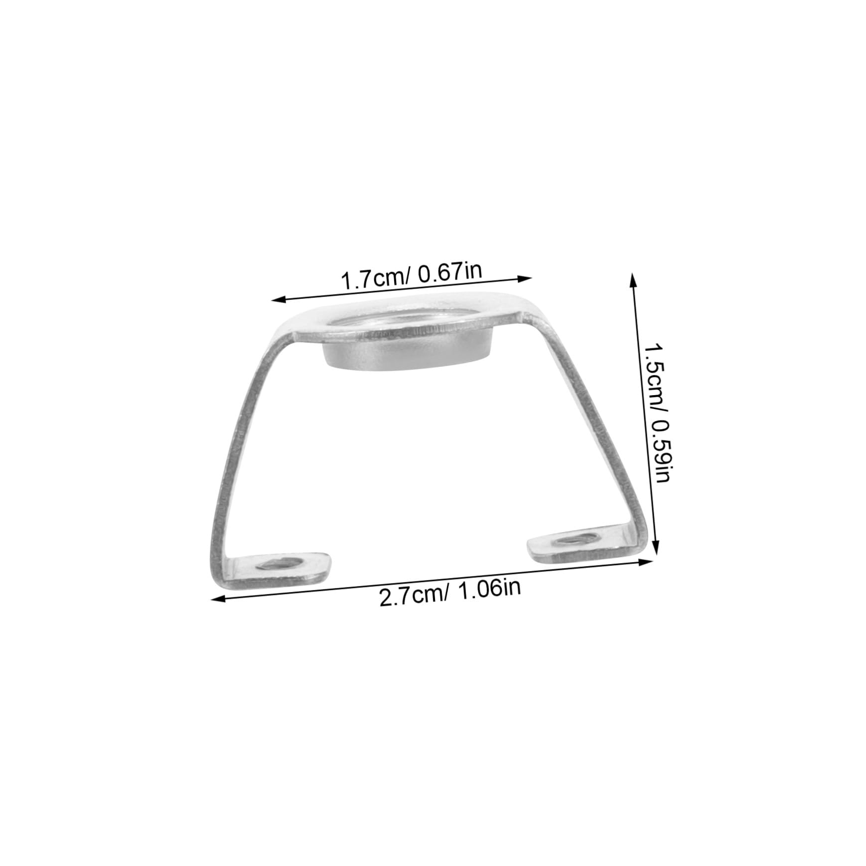 Ipetboom de Soporte de Cabezal de Lámpara Gu10 de Hierro 20 Piezas Accesorios de Iluminación Color Plata , Fácil Instalación y Estable para Reemplazo y Bricolaje
