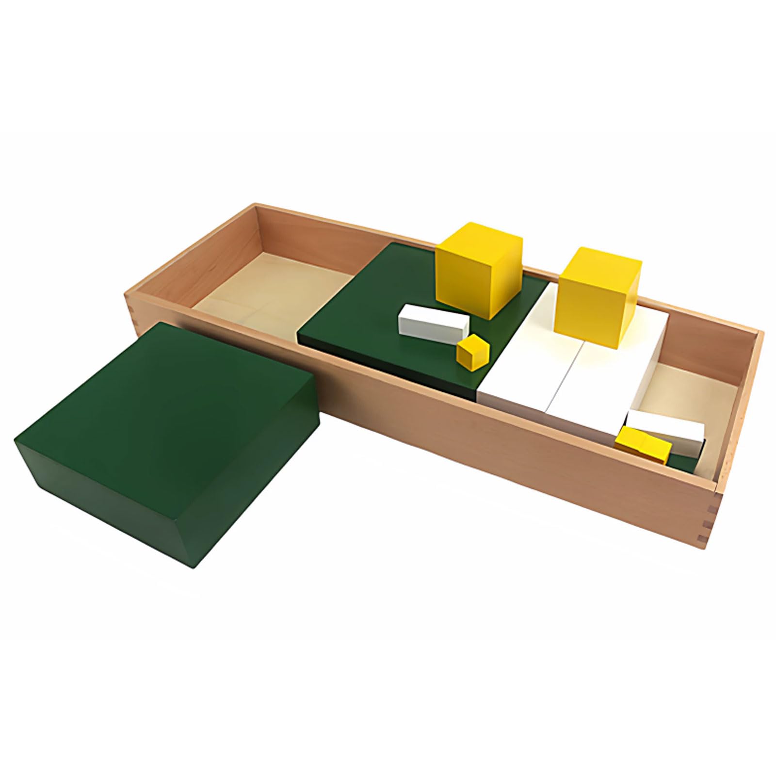 Montessori-Trinomialwürfel, Holzspielzeug für Mathematik & sensorisches Lernen, Vorschule Heimunterricht 3D-Puzzle