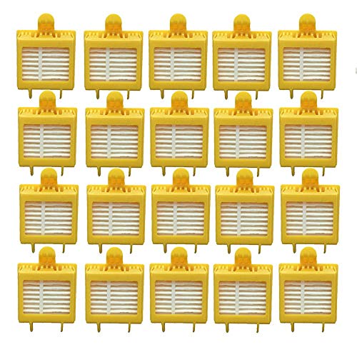 EcoMaid Hepa Filter Accessory for iRobot Roomba 700 Series 760 770 780 - Including 20 Filters