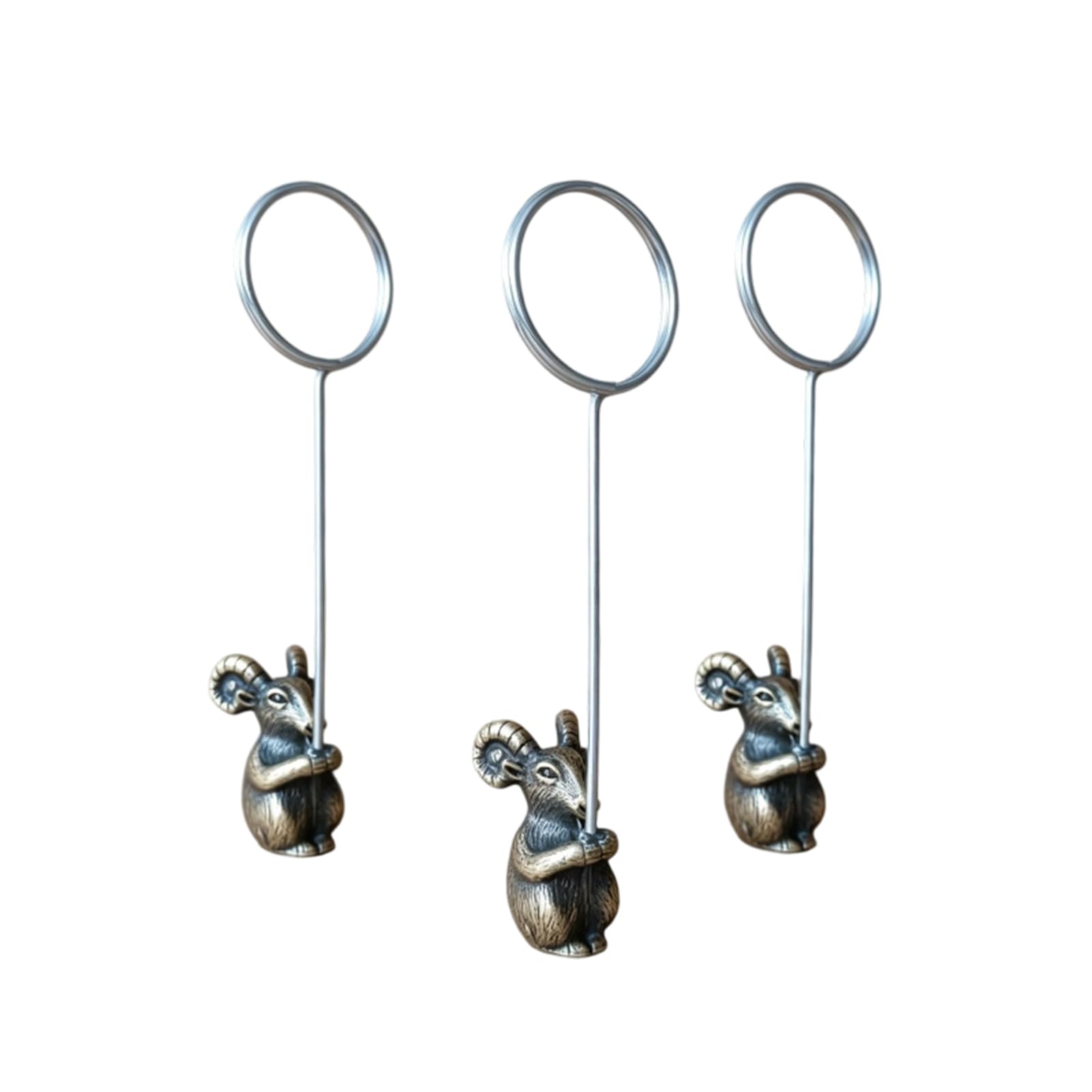 YROHGKPN Creative Zodiacs Theme Paper Clip Holders Crafted From Sturdy Metal Great for Party Decorations and Small Note Zodiacs Sign Note Holders