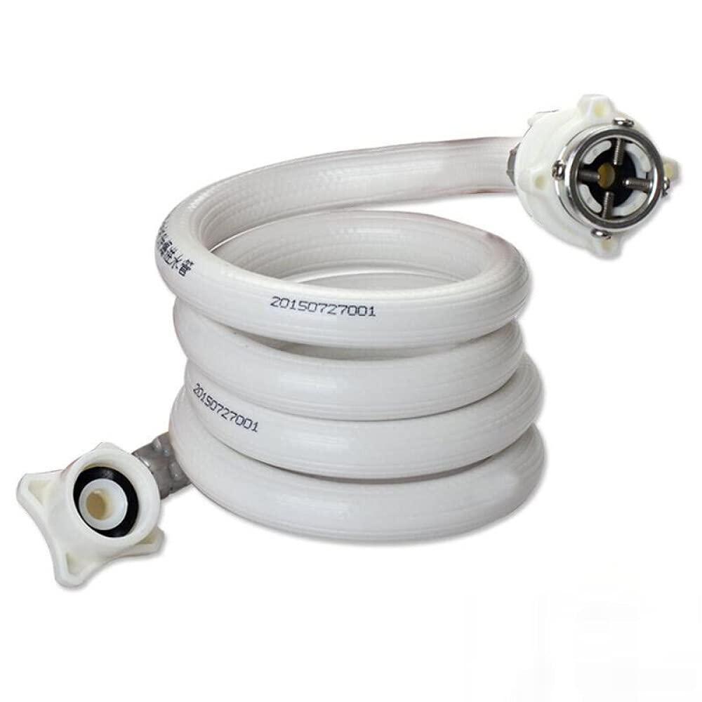 Mangueras de lavadora Entrada de conector de lavadora de PVC G1 / 2 ", Tubo de extensión de manguera de entrada de agua, Tubo a prueba de explosiones engrosado de tres capas, 1.5M, 2M, 3M, 4M, 5M, 10M
