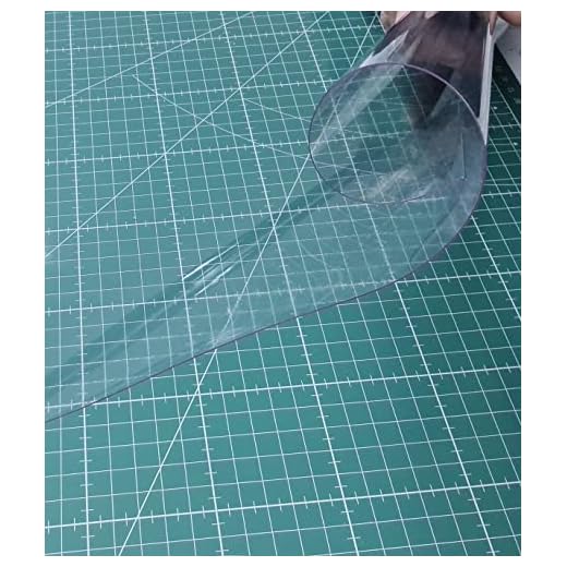 Plástico PVC HT Alta transparencia de 140 cm ancho para manualidades y confecciones. 100% PVC - Grosor: 500 micras (0.5 mm) - Se vende por metros: 1 UNIDAD = 1 METRO