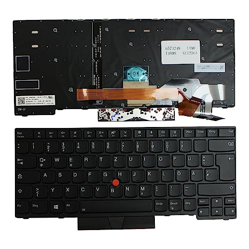 Clavier Lenovo ThinkPad L480 cassé : solution avec ce clavier allemand noir