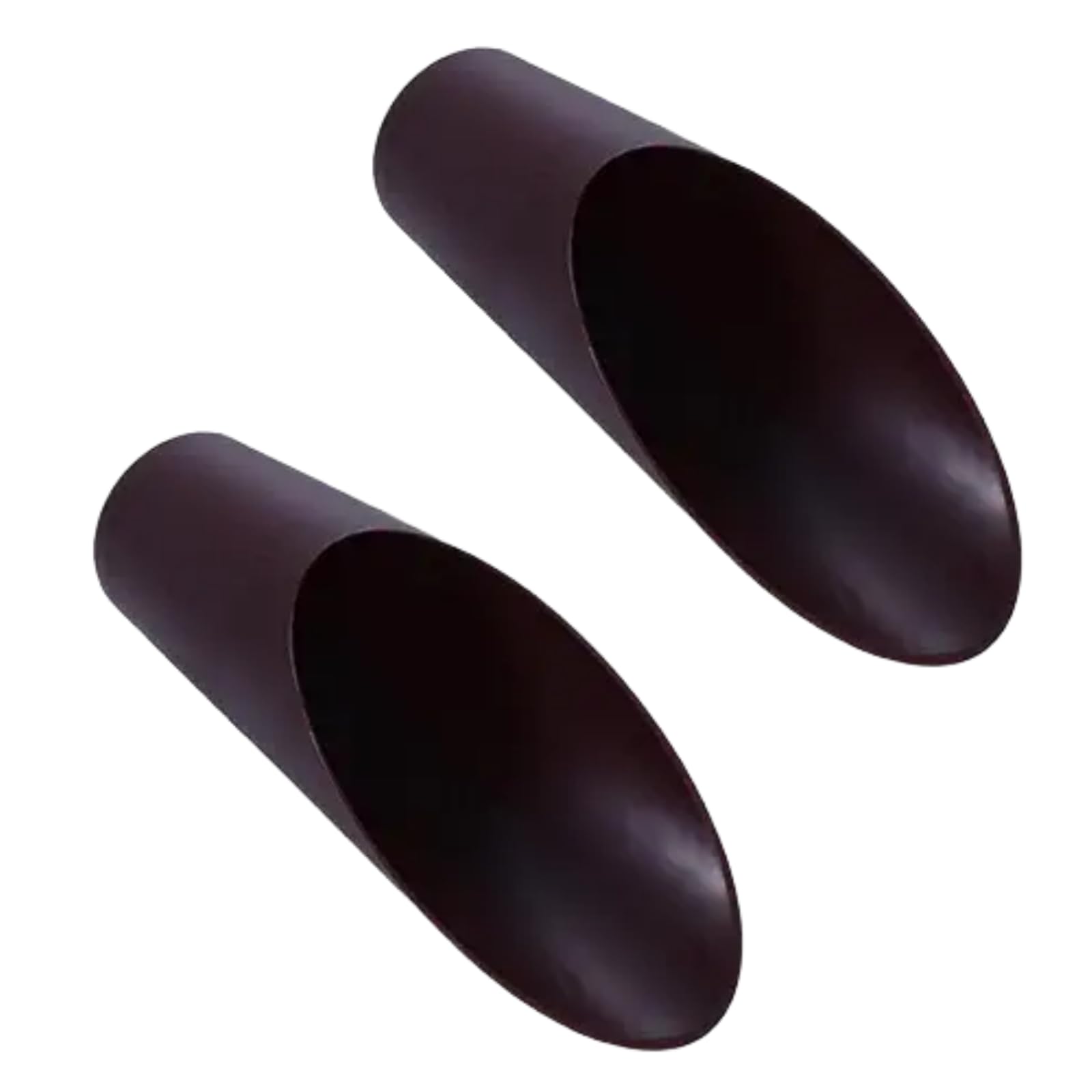 2Pcs Coffee Color Bonsai Soil Scoops, Plastic Gardens Soil Scoops,Garden Potted Plant Succulent Planting Tool Garden Gifts Gardens Tool