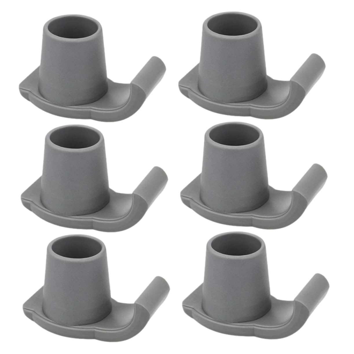 6pezzi Sci Walker Glides Piedini Antiscivolo Accessori per Deambulatore Sottobicchieri Sliders Portatili Robusti
