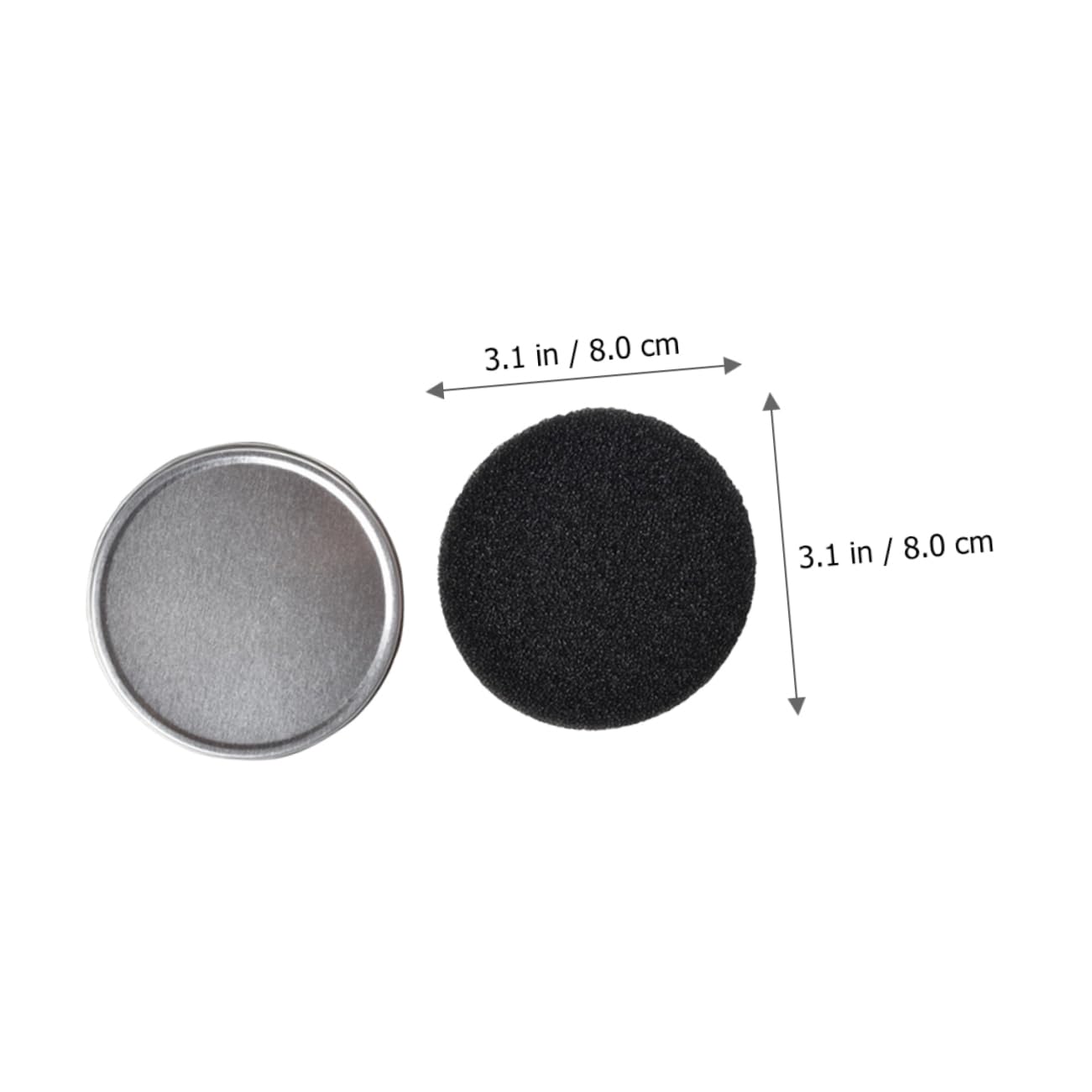 Gatuida Portable Makeup Brush Cleaning Tool Sponge Cleaning Box 6pcs Easy to Carry No Water Needed