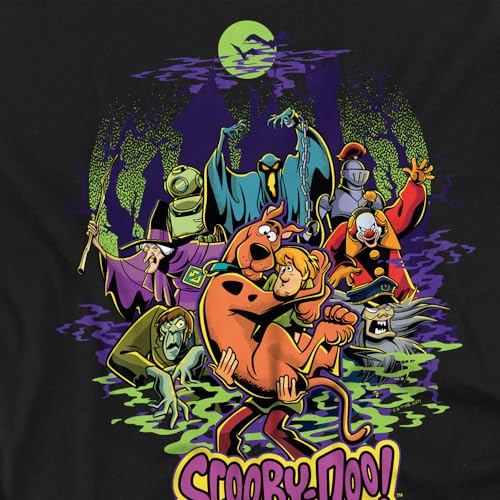 Popfunk Scooby-Doo and Shaggy Chased by Monsters Kids T-Shirt for Youth Toddler Boys and Girls3