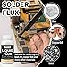 Liquid Solder Flux(200 ml/8 Oz.) | Water-Based No-Clean Liquid Flux for Soldering Electronics | Lead-Free Liquid Solder for SMD/BGA/IC/PCB Repairing, Stained Glass Repair Solder Work | Soldering Tools