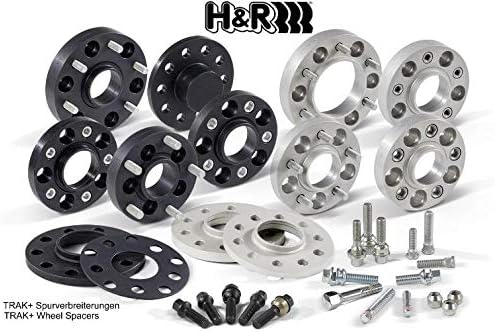 H&R 2024541 DR-System Wheel Spacer Set 20mm per axle Pattern 4x100-Hub 54,1mm-Bolt Size M12x1,5-Citroën/Opel/Peugeot/Suzuki/Toyota