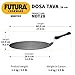 Hawkins Futura Non-stick Flat Dosa Tava Griddle, 11-inch,Black