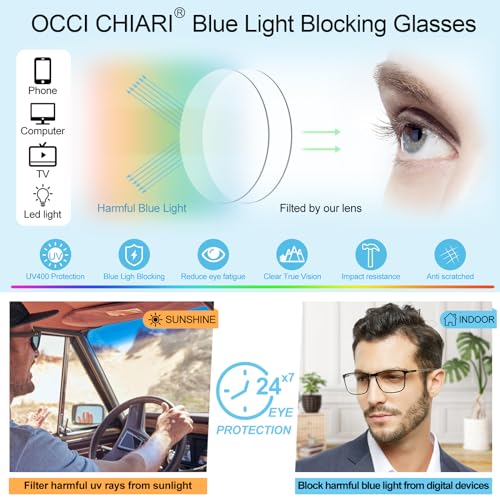 Image of OCCI CHIARI Stylish Reading Glasses Women's Readers Comfort Eyeglasses
