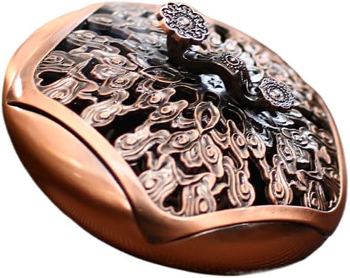 9.8cm Incense Stove Household Indoor Aromatherapy Stove Tea Table Decoration, Yellow