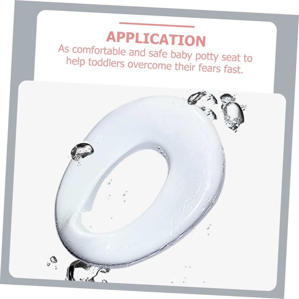 Household Potty Seat for Toddlers Comfortable Non-Slip Toilet Training Ring Secure Design for Boy Girl Safety and Correct Posture for Potty Training at Home