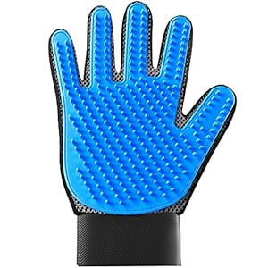 KENNELS & KATS Pet Grooming Glove | Pet Brush Glove | Premium De-shedding Glove for Easy, Mess-free Grooming with 260 Tips | Grooming Mitt For Dogs, Cats, Rabbits & Horses with Long/Short/Curly Hair