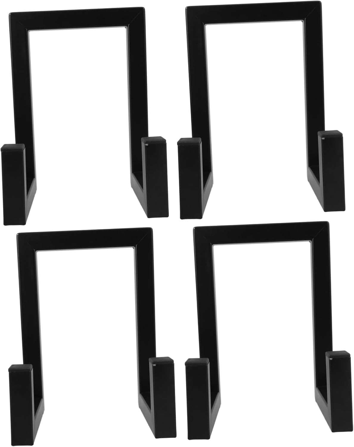 Uonlytech 4Pcs Plate Holder Stand Elegant Metal Frame Display Easel for Pictures Books and Plates Durable Tabletop Decorative Stand for