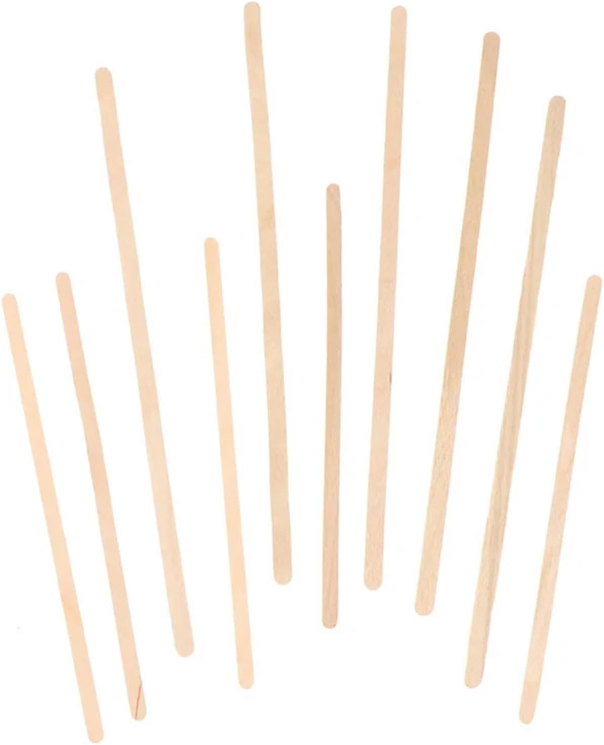 Wooden Coffee Stirrers 400pcs Disposable Wooden Coffee Stirrers Hot Cold Drinking Stir Beverage Sticks Biodegradable Bar Or Home Use(14M)
