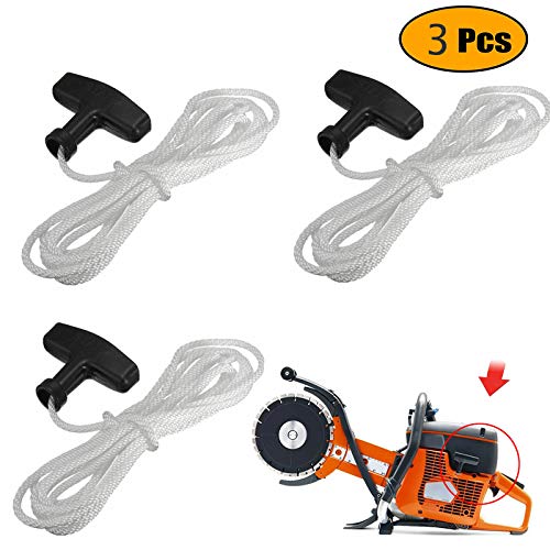 Podoy Lawn Mower Pull Starter Handle Rope Recoil with Cord Line 1.1M