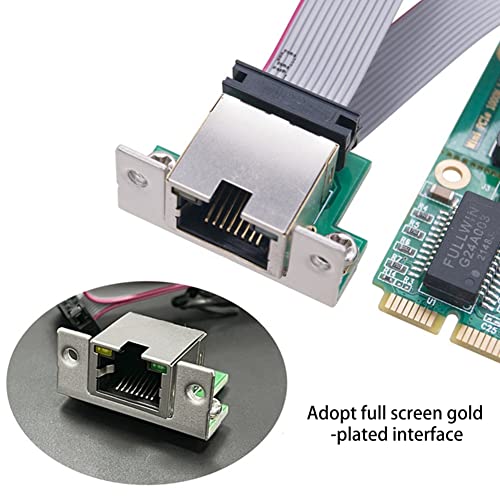 New Mini PCI-E Network Card 1000Mbps Gigabit Ethernet NIC Adapter RTL8111F PCI Express 10/100/1000M RJ45 LAN, Green miniatura 5