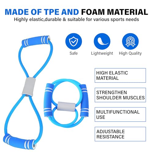 Ironwill Buikspiertrainer, revalidatieoefeningen, yoga, pilatesband voor het hele lichaam, voor thuis, 6 buizen, elastisch touw, multifunctioneel, voor fitness, afslanken, yoga - Afbeelding 4