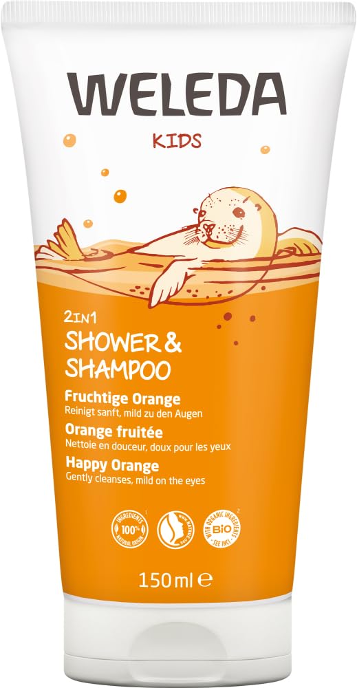 WELEDA Kids 2-in-1 Shower & Shampoo Fr Orange 18 x 150 ml