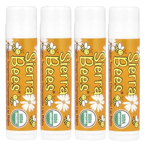 Sierra-Bees-Organic-Lip-Balms-Tangerine-Chamomile-4-Pack-015-oz-425-g-Each