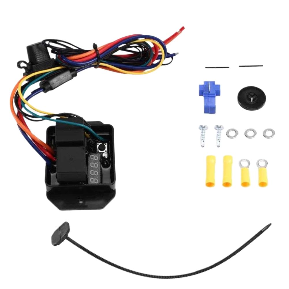 Digital Radiator Fan Controller with Adjustable Temperature Range for Automotive Cooling Systems