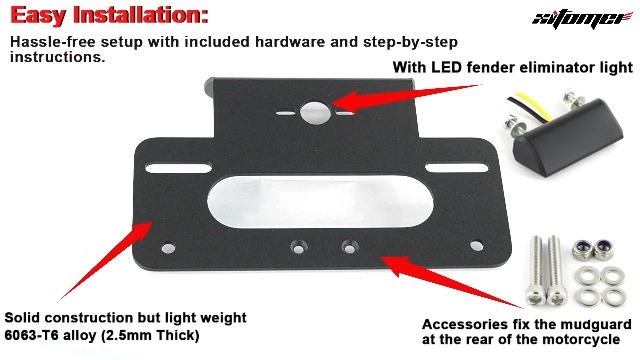 Xitomer Fender Eliminator For GSXR 600/750 L11, Tail | Ubuy - View #8