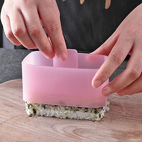 MUSUBI Onigiri Mould, 3 PCS Rice Ball Mould Mold, Maker Kit, Sushi Rice Mold for Kids Bento Picnic Sushi DIY - Image 4