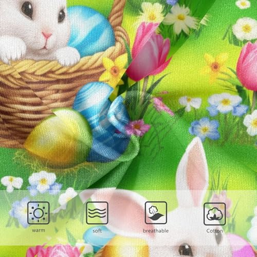 Joisal Girls Underwear Toddler 2t Cotton Girl Panties Cute Flower Kids Briefs Undies Cute Rabbits Easter Eggs Green3