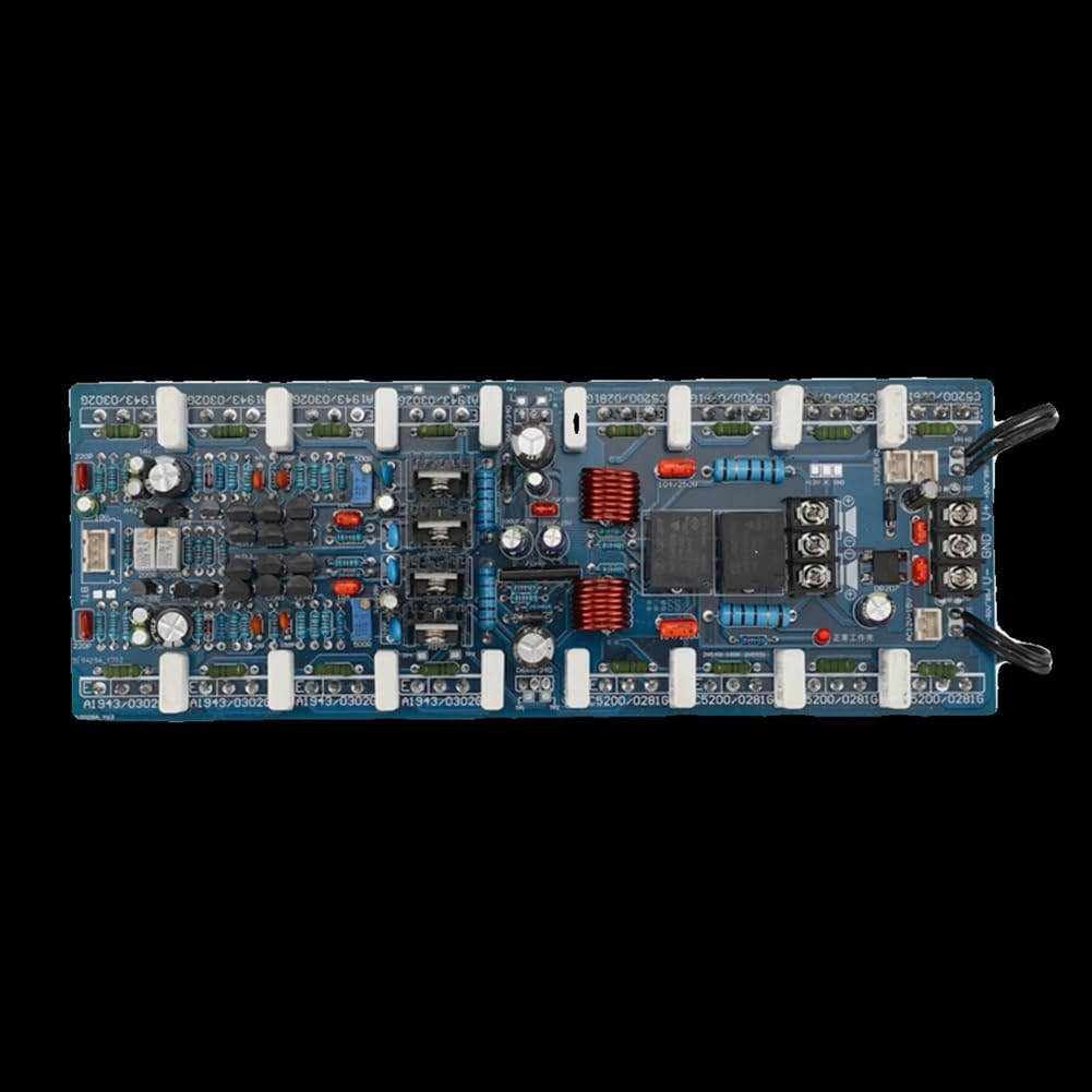 Carte Amplificateur à Double Canal AB400 400W X2, Amplificateur de Puissance Hi-FI 2.0 TA1943/TTC5200 pour Enceinte Passive