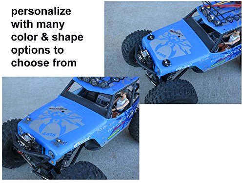 Bastens Black Round Body Washers 8-Piece For 1/10 Scale Rc Car & Truck Compatible With Traxxas 1815 Losi Hpi Axial Wraith Scx10 #TOP5