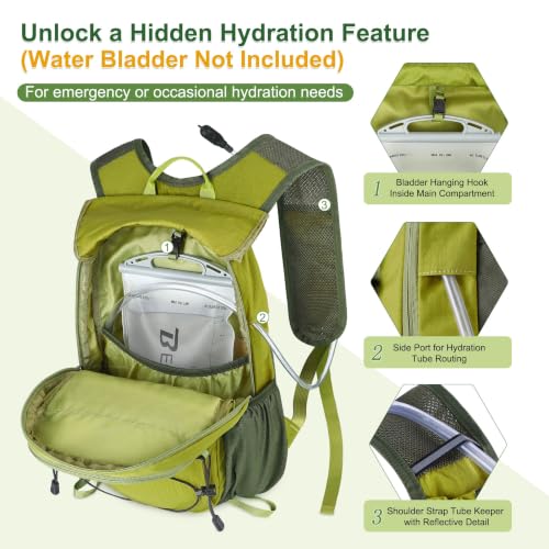 BECOJADDE 15L Packable Hiking Backpack