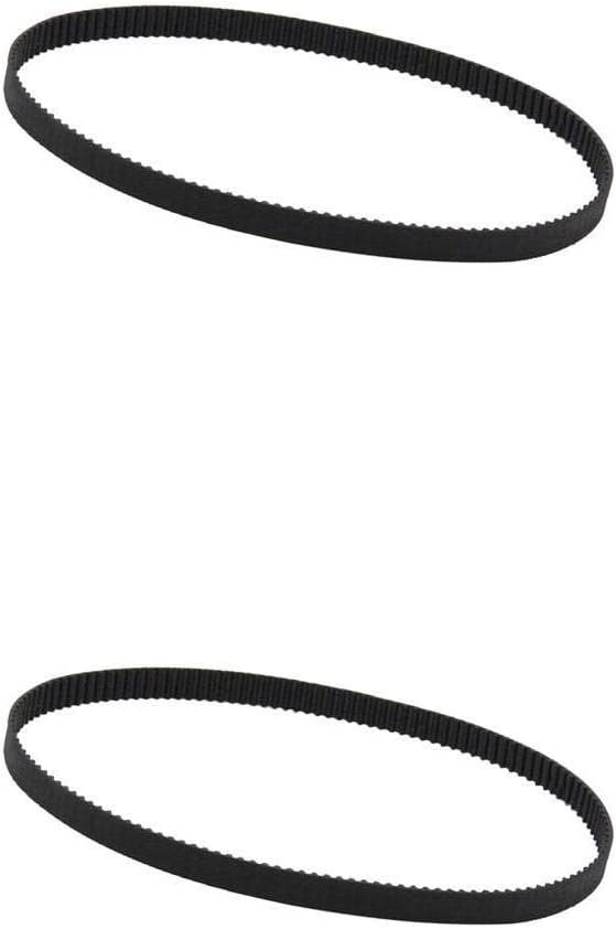 2 pcs 3D Printer Belt Closed Loop Rubber 2GT-6 Timing Belt Black 280mm+400mm|Business & Industrial|Automation, Motors & Drives|Mechanical Power Transmission|Belts & Pulleys
