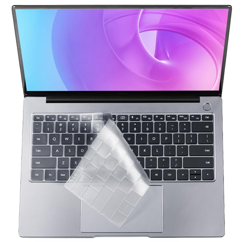 iCare Keyboard Protector 2023 MacBook Air15 M2 Chip A2941 Ultra-Thin Desktop PC Silicone Keyboard Cover Silicone Cover (Clear)