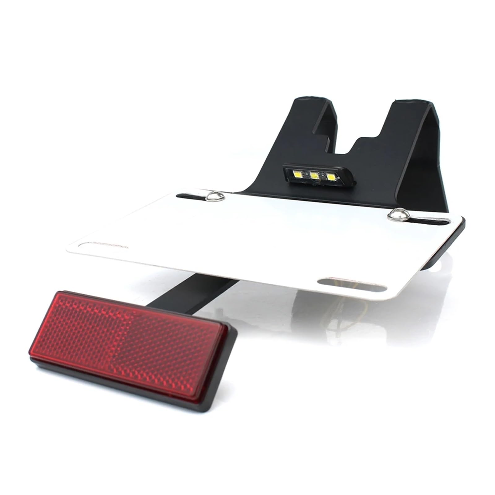 Compatibile Con XR150L 2023-2024 Il Supporto Per Targa Per Moto Kit Eliminatore Posteriore Con Sostituzione Luce Attacco Targa Moto(With Reflector)