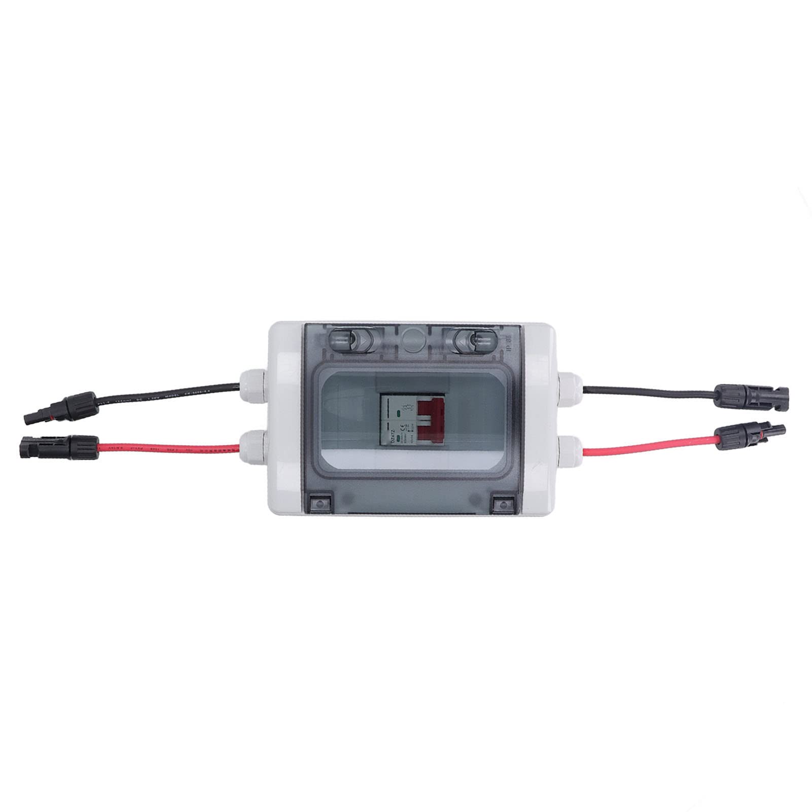 Interruttore automatico CC e sezionatore solare fotovoltaico con custodia impermeabile IP65, interruttore automatico miniaturizzato 500 V 16 A per array fotovoltaici e sistemi di (Aai)