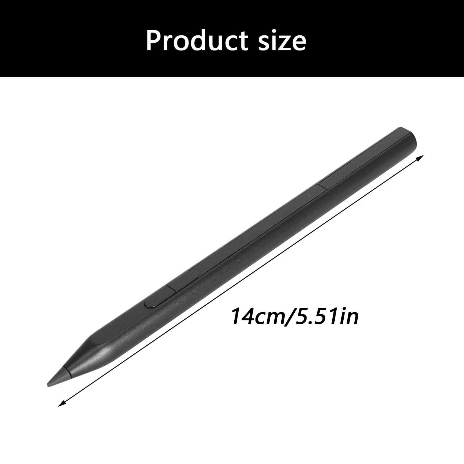 Penna digitale attiva con impugnature ergonomiche e ampia compatibilità per dispositivi touchscreen, penna stilo ricaricabile