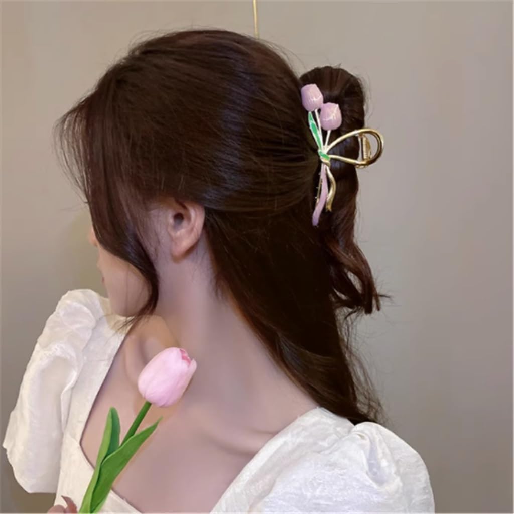 Fairy Hair Scratch Clip Back of Women Shark Large Accessories