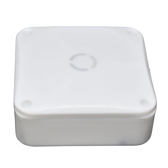 UBnext PVC 4Nos CCTV Camera's Plastic Square Mounting Boxes Pack of 4 for CCTV Survillance Security Cameras System