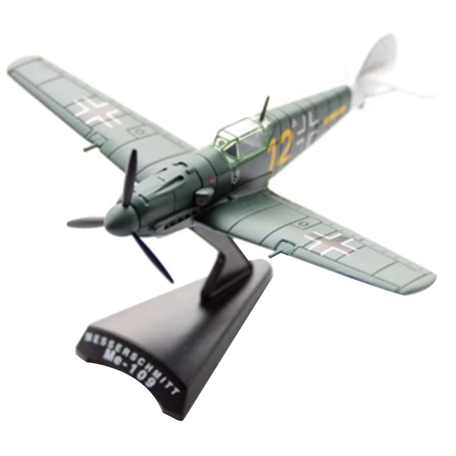 DAGIJIRD Simulation 1:100 Alloy Aircraft Model Germany Messerschmitt BF 109E Fighter Attack Plane Military Model
