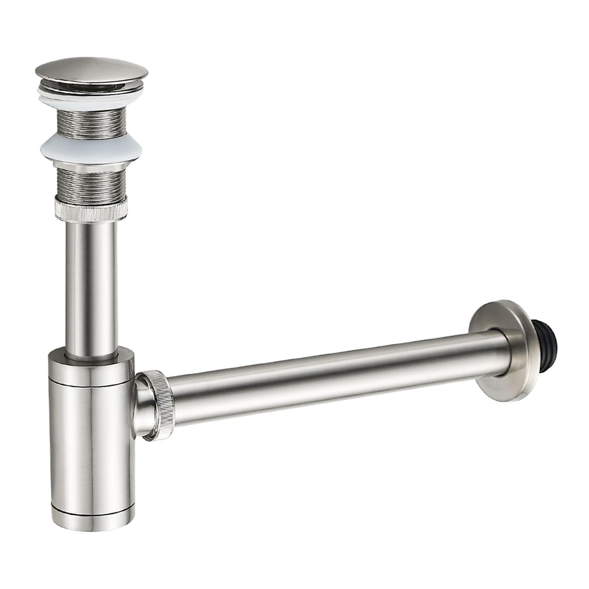Amazon.com: MENATT Solid Brass Bathroom Sink Stopper P-Trap Complete ...