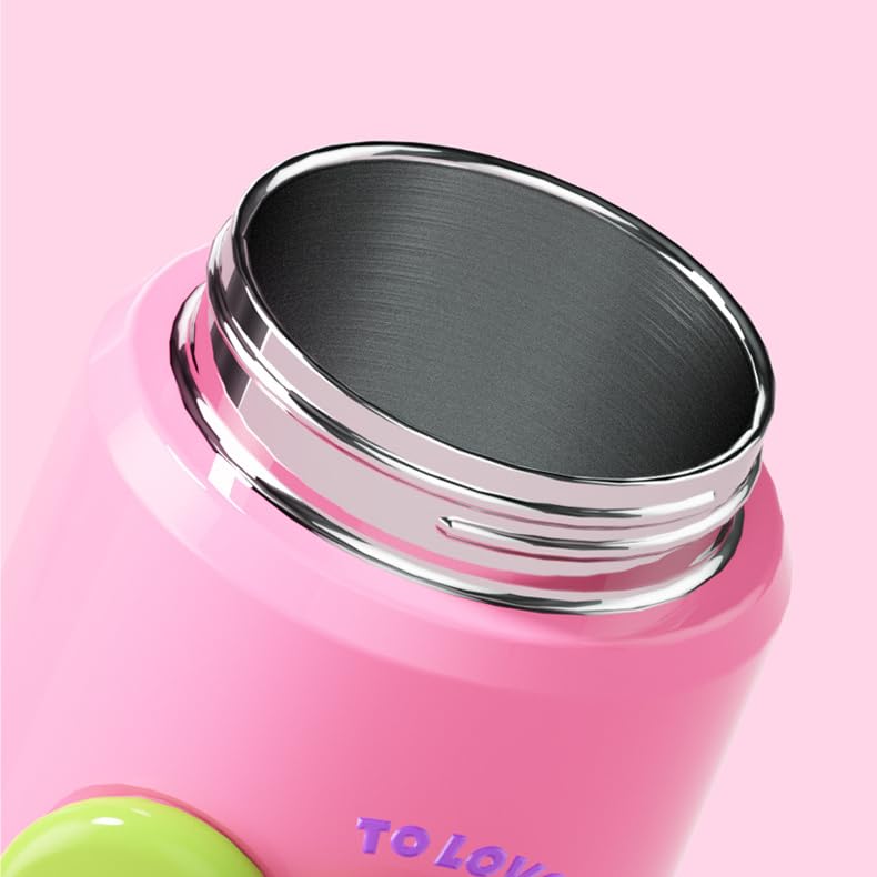 Tazza da viaggio comoda ed elegante con manico per il trasporto, 550 ml, riutilizzabile, per bevande calde e fredde (nero)